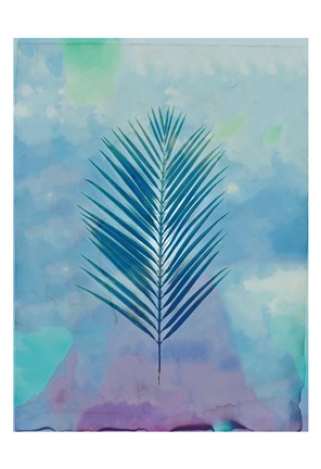 Framed Palm Leaves 4 Print