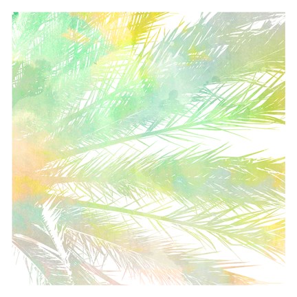 Framed Watercolor Palm 1 Print