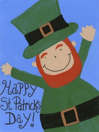 Framed Happy St. Patricks Day Print