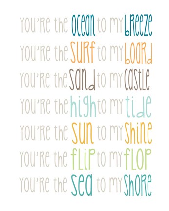 Framed You&#39;re the Sun to my Shine Print