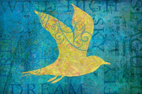 Framed Freedom Bird Print