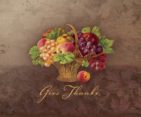 Framed Give Thanks Print