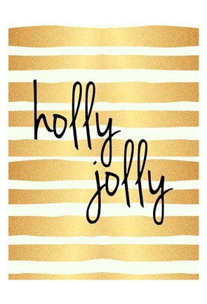 Framed Holly Jolly Print