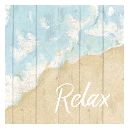 Framed Seaside Relax Print