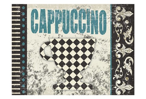 Framed Cappuccino Fantastico Print