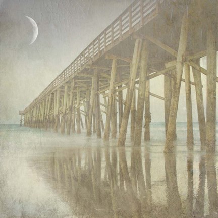 Framed Twilight Pier I Print