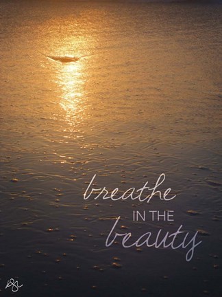Framed Breathe Print