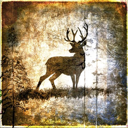 Framed High Country Deer Print