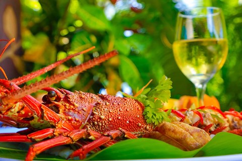 Framed Cuisine, Lobster, Fiji Print