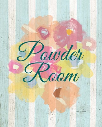 Framed Powder Room Print
