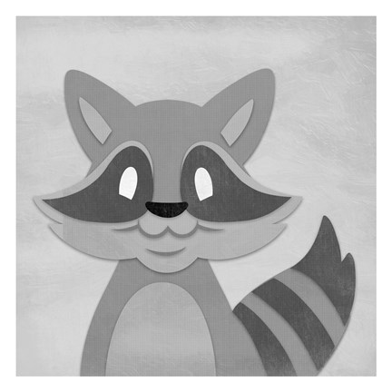 Framed Cheery Raccoon Print