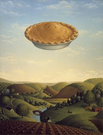 Framed Pie In The Sky Print