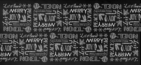 Framed Christmas Wrap 1 repeat Print