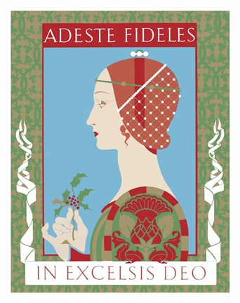 Framed Adeste Fidelis Print