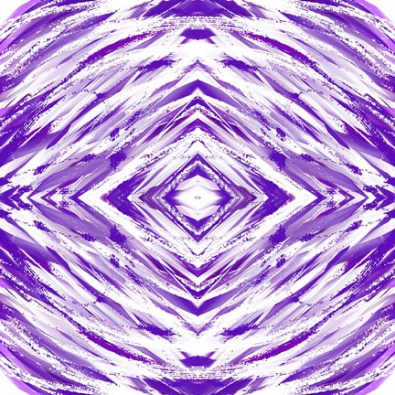 Framed Purple with White Streaks Print