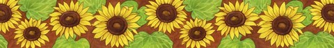 Framed Sunflower border Print