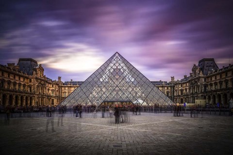Framed Louvre I Print