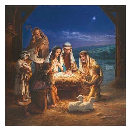 Framed Holy Night Print