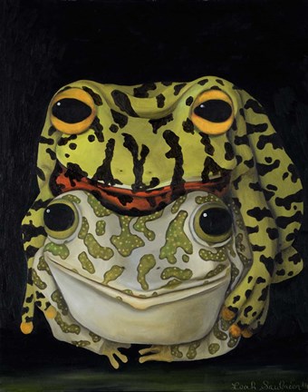 Framed Horny Toads 2 Print