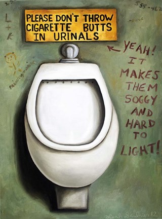 Framed Urinal Print