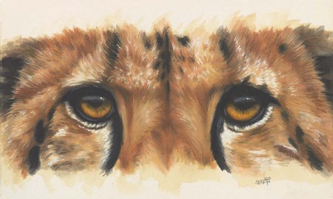 Framed Eye- Catching Cheetah Print