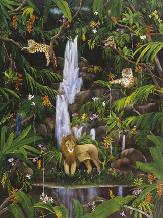 Framed Tropical Rainforest Print