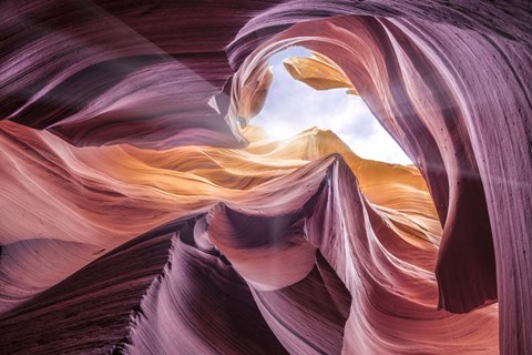 Framed Antelope Canyon 2 Color Print