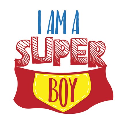 Framed Super Boy Print