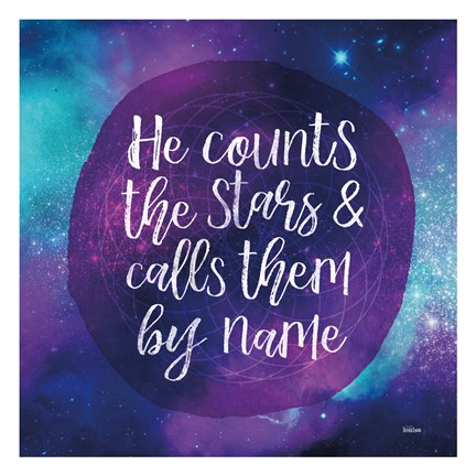Framed Counting Stars Print