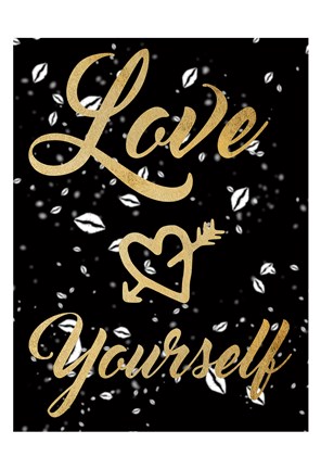 Framed Love Yourself Print