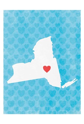 Framed New York Love Print