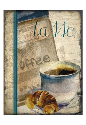 Framed Cafe Latte 2 Print