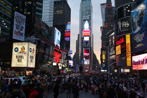 Framed Times Square Print