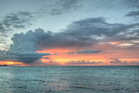 Framed Key West Sunset V Print