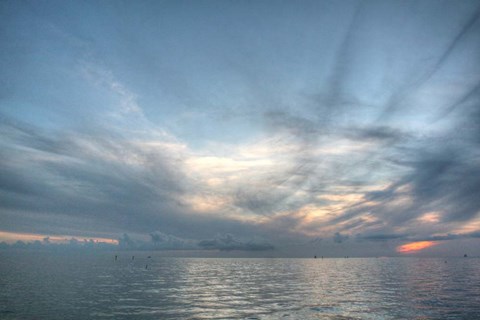 Framed Key West Sunset VIII Print