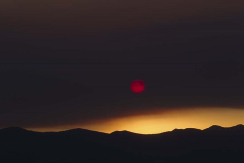 Framed Desert Sunrise 1 Print