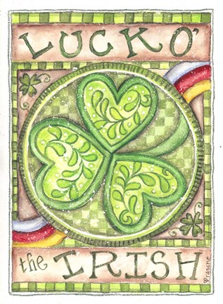 Framed Luck O&#39; The Irish Print