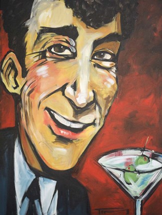 Framed Dean Martin Print