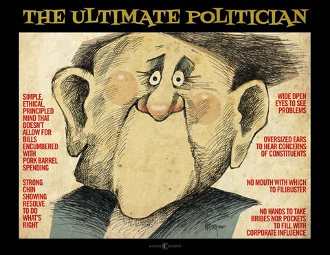 Framed Ultimate Politician Print