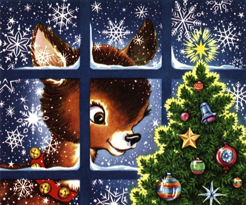 Framed Rudolph Print