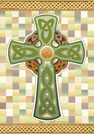 Framed Celtic Cross Print