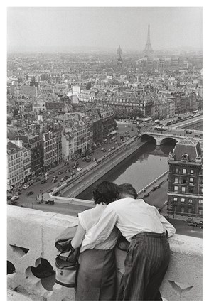Framed View from the Towers of Notre Dame Print