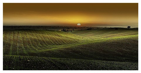 Framed Alentejo Sunset Print