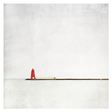 Framed Meet Me at the Red Lighthouse Print