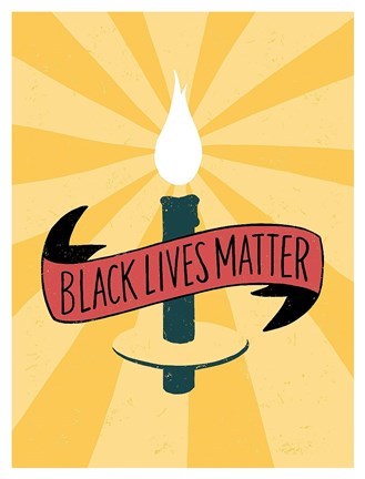 Framed Black Lives Matter - Candle Print