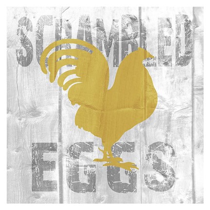 Framed Scrambled Eggs Print