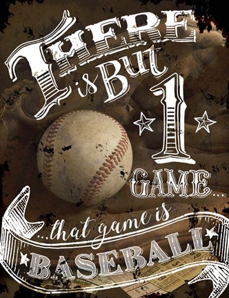 Framed That Game is Baseball Print