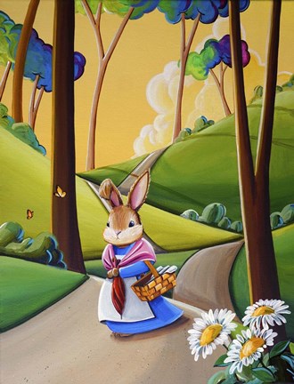 Framed Peter Rabbit 2 Print