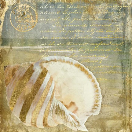 Framed Golden Sea II Print