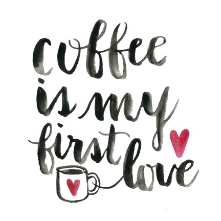 Framed Coffee First Love Print